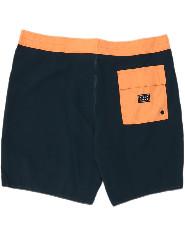 Billabong Herren-Badeshorts, groß, marineblaues Polyester