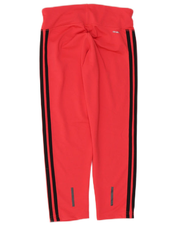Adidas Damen Capri-Leggings UK 4/6 XS Rosa Polyester
