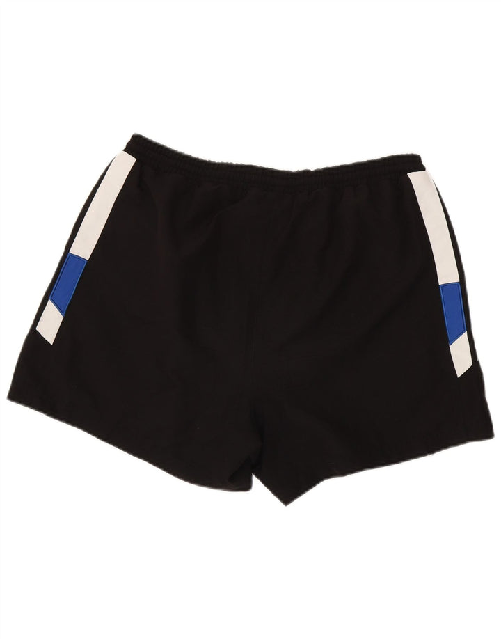 ADIDAS Herren-Sportshorts, groß, schwarzes Farbblock-Polyester