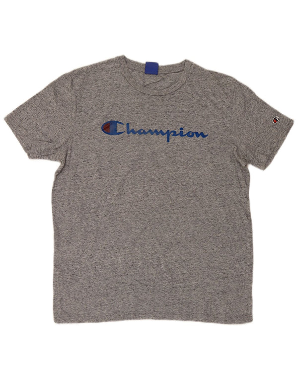 Champion Herren-T-Shirt mit Grafik, groß, grau gefleckt