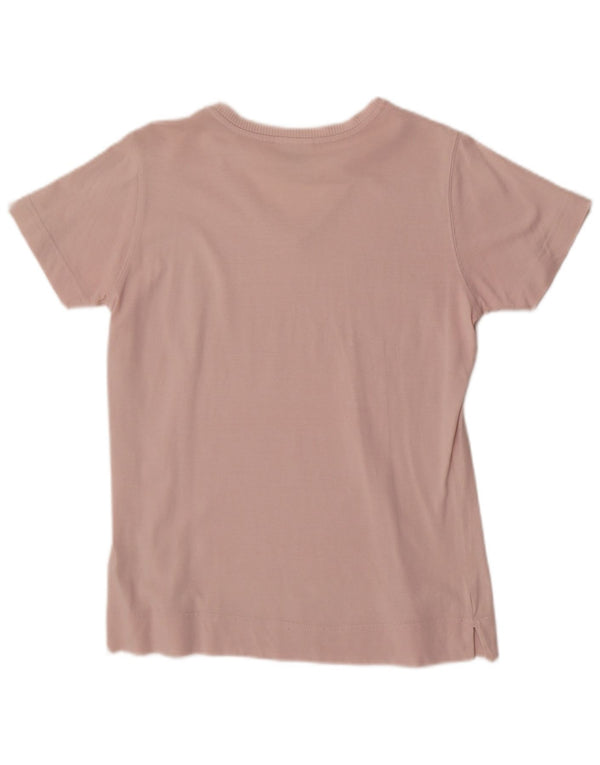 Champion Damen Grafik-T-Shirt-Oberteil UK 10 Small Pink