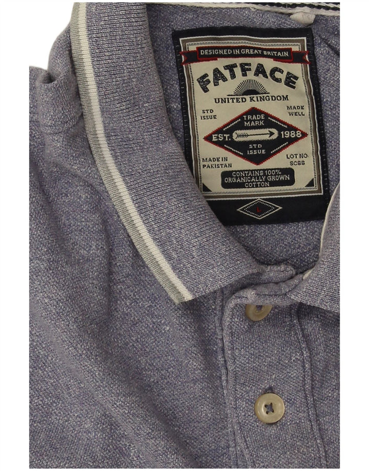 Fat Face Herren-Poloshirt, groß, aus blauer Baumwolle