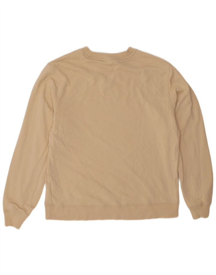 K-Way Herren-Sweatshirt, Pullover, Größe L, Beige, Baumwolle