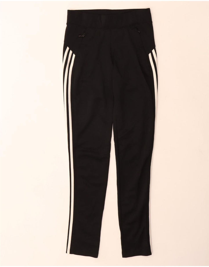 Adidas Damen Leggings UK 4/6 XS Schwarz Polyester