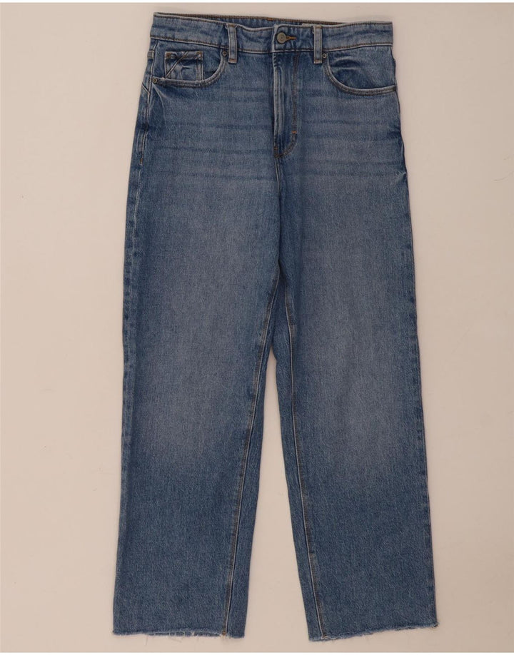 ESPRIT Damen Straight Jeans W26 L26 Blaue Baumwolle