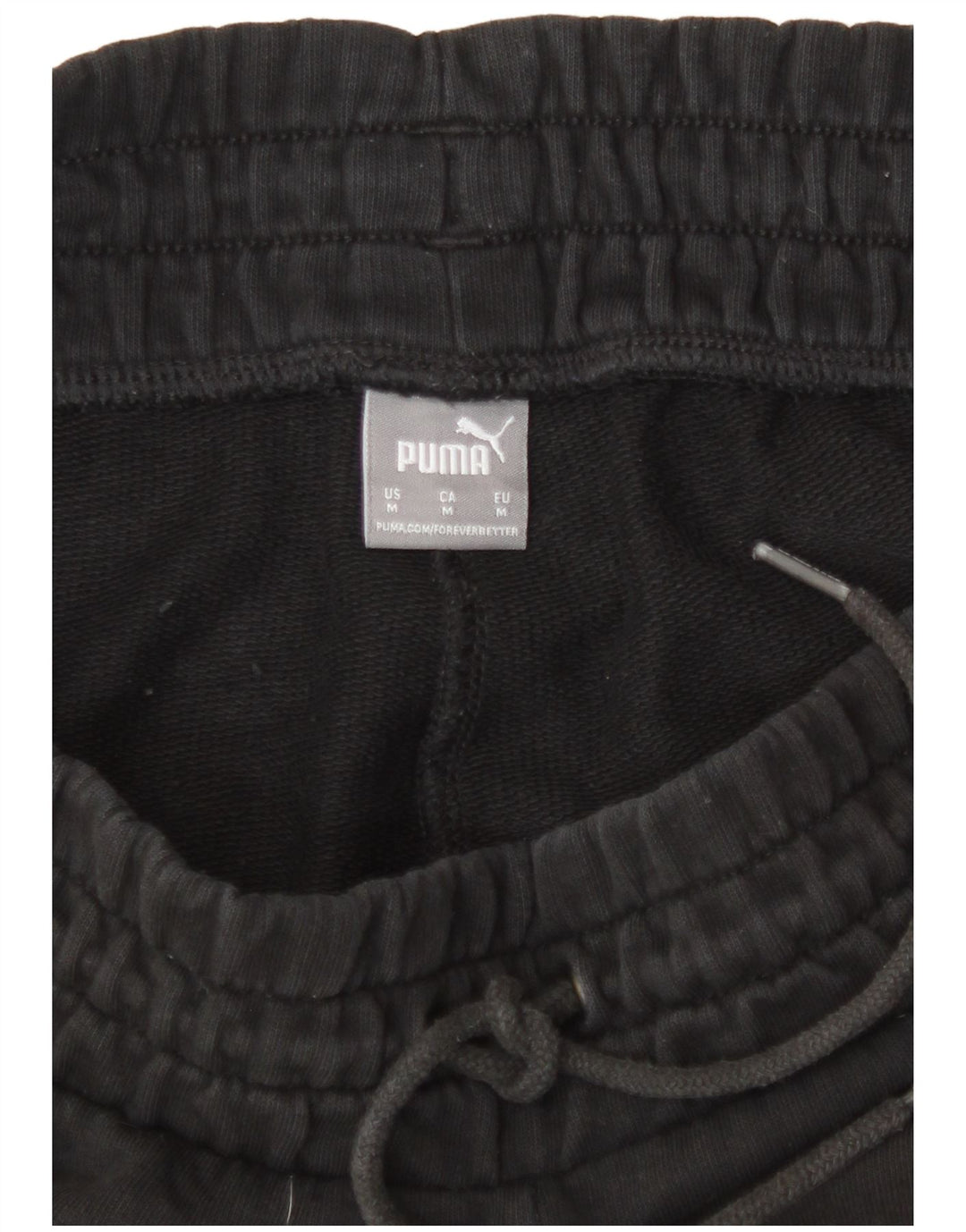 Puma Damen Sportshorts UK 12 Medium Schwarz Baumwolle