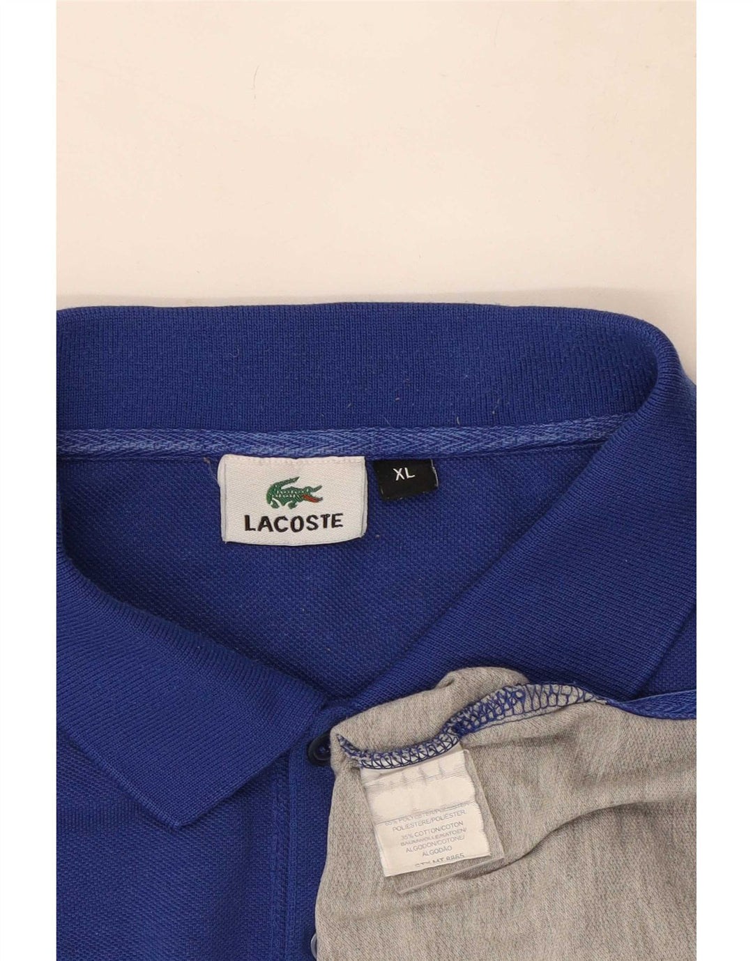 Lacoste Herren-Poloshirt XL, mehrfarbig, gestreift, Polyester