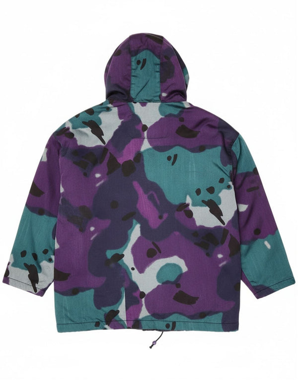 Gil Bret Damen-Kapuzen-Übergröße, gepolsterte Jacke, UK 20 2XL, lila Tarnung