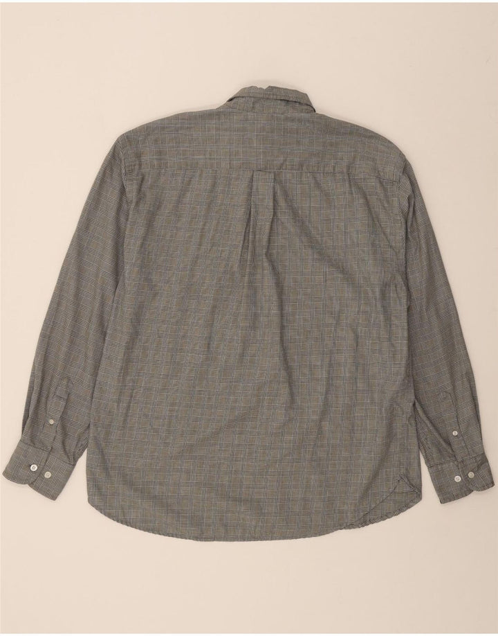 DOCKERS Mens Shirt Large Grey Check Vintage Dockers and Second-Hand Dockers from Messina Hembry 