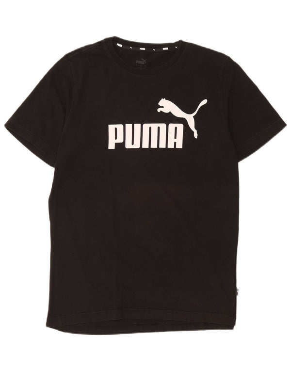 Puma Herren Grafik T-Shirt Top Medium Schwarz