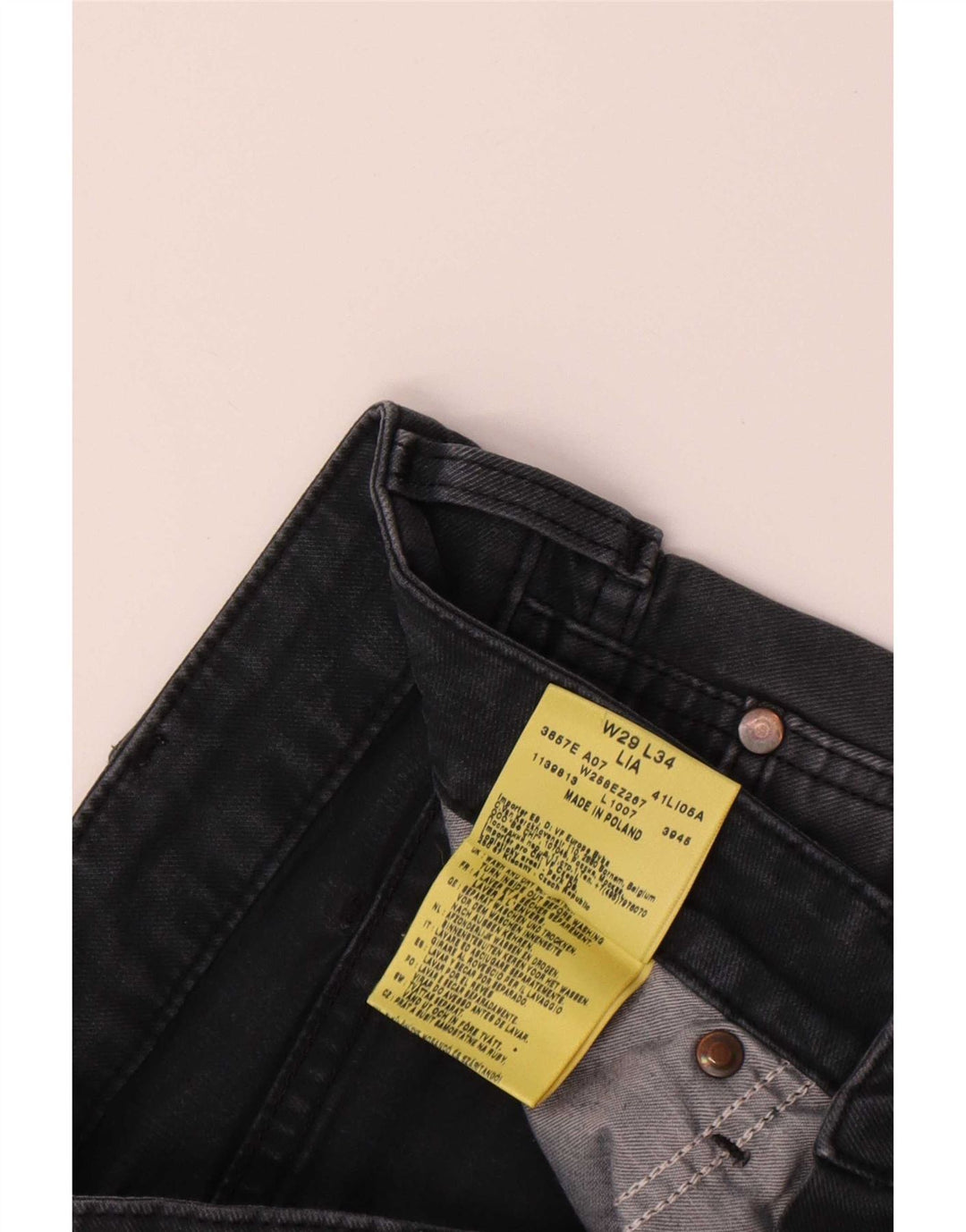 Wrangler Damen Lia Slim Jeans W29 L34 Graue Baumwolle