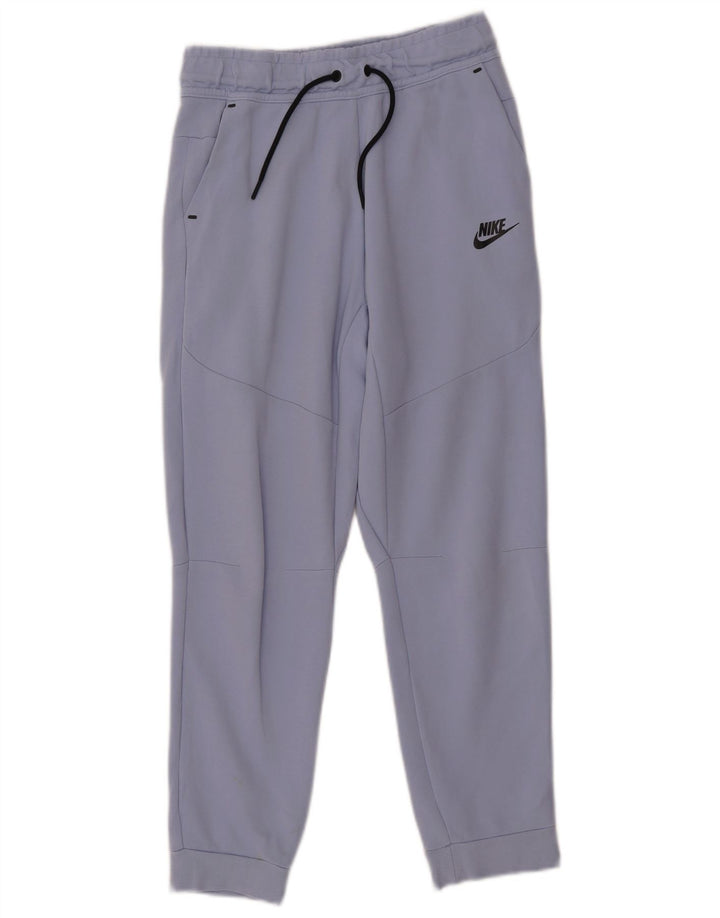 Nike Damen-Trainingshose, Jogginghose, Größe 40, Größe L, Blau, Baumwolle