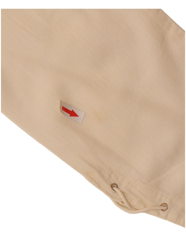 Murphy & Nye Damen-Hemd mit 3/4-Ärmeln, mittlere, cremefarbene Baumwolle