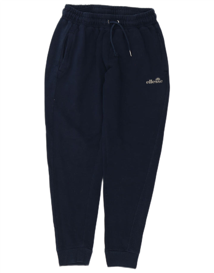 Ellesse Herren-Trainingshose, Jogginghose, mittelmarineblaue Baumwolle