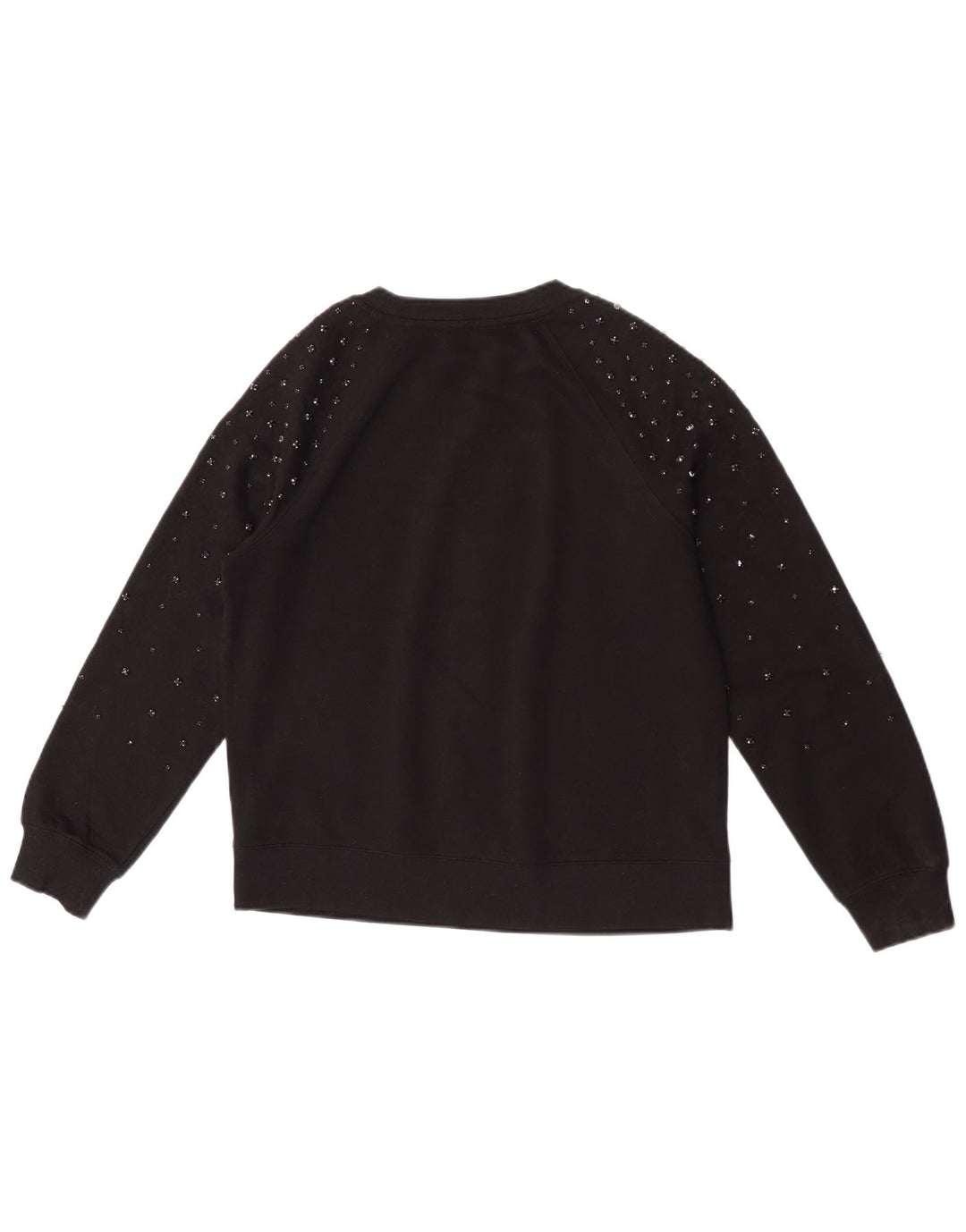 Marks & Spencer Damen-Sweatshirt in Übergröße, Größe UK 6, XS, Schwarz, Baumwolle