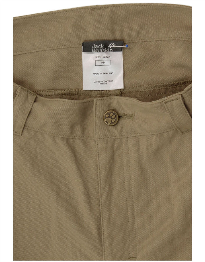 Jack Wolfskin Jungen Graphic Cargo Shorts 13–14 Jahre W28 Beige Polyamid