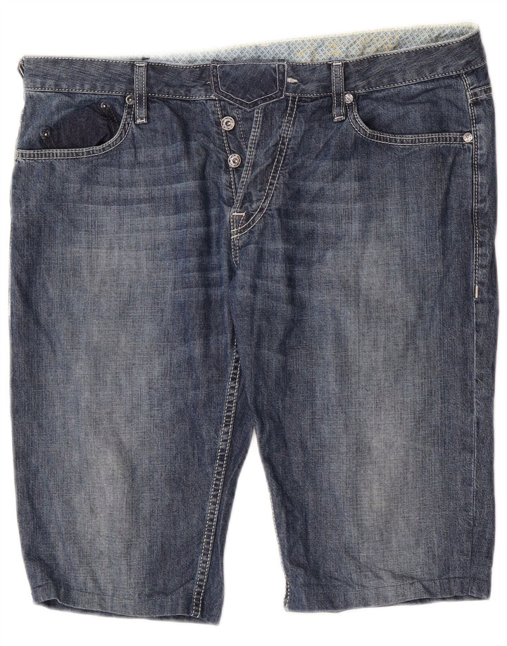 Gas Herren Jeansshorts W34 Large Blau