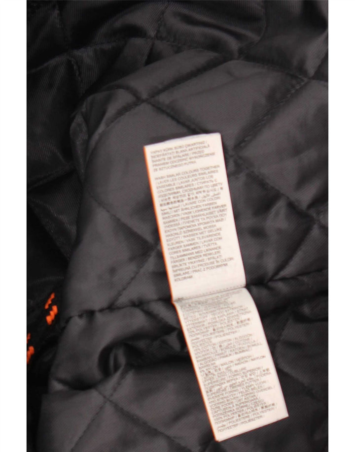 Superdry Herren-Parka mit Kapuze, UK 38, Mittelmarineblau, Polyester