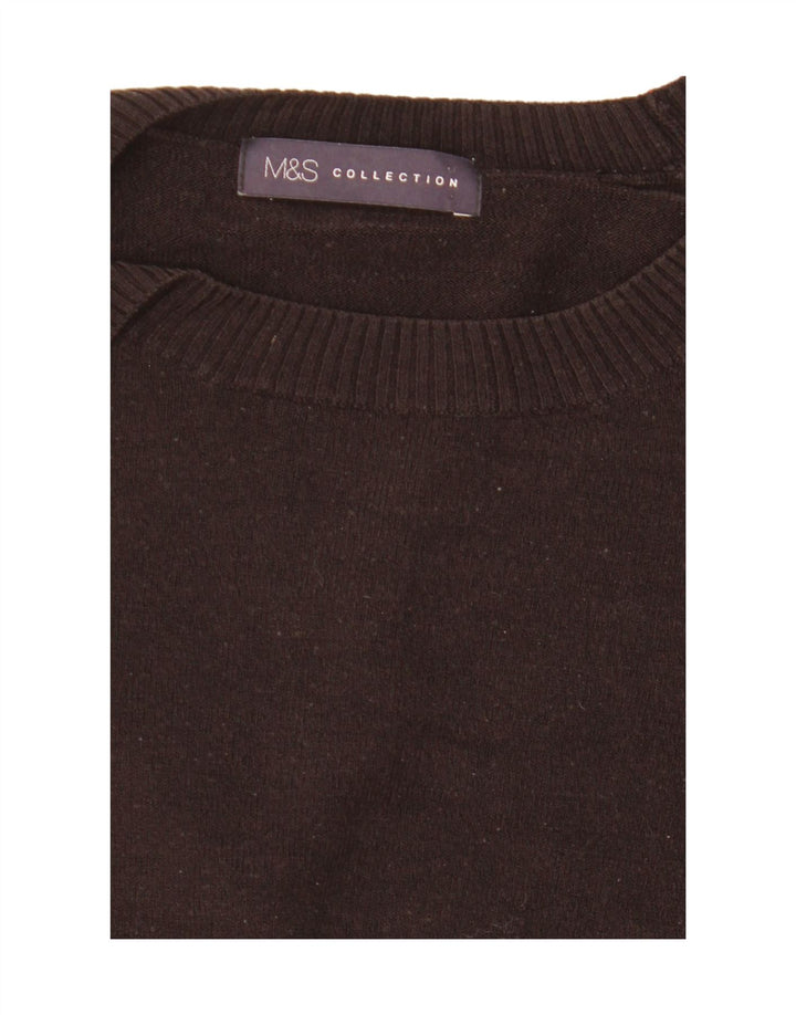 Marks & Spencer Damen-Pullover mit U-Boot-Ausschnitt, Gr. 12, mittelschwarz
