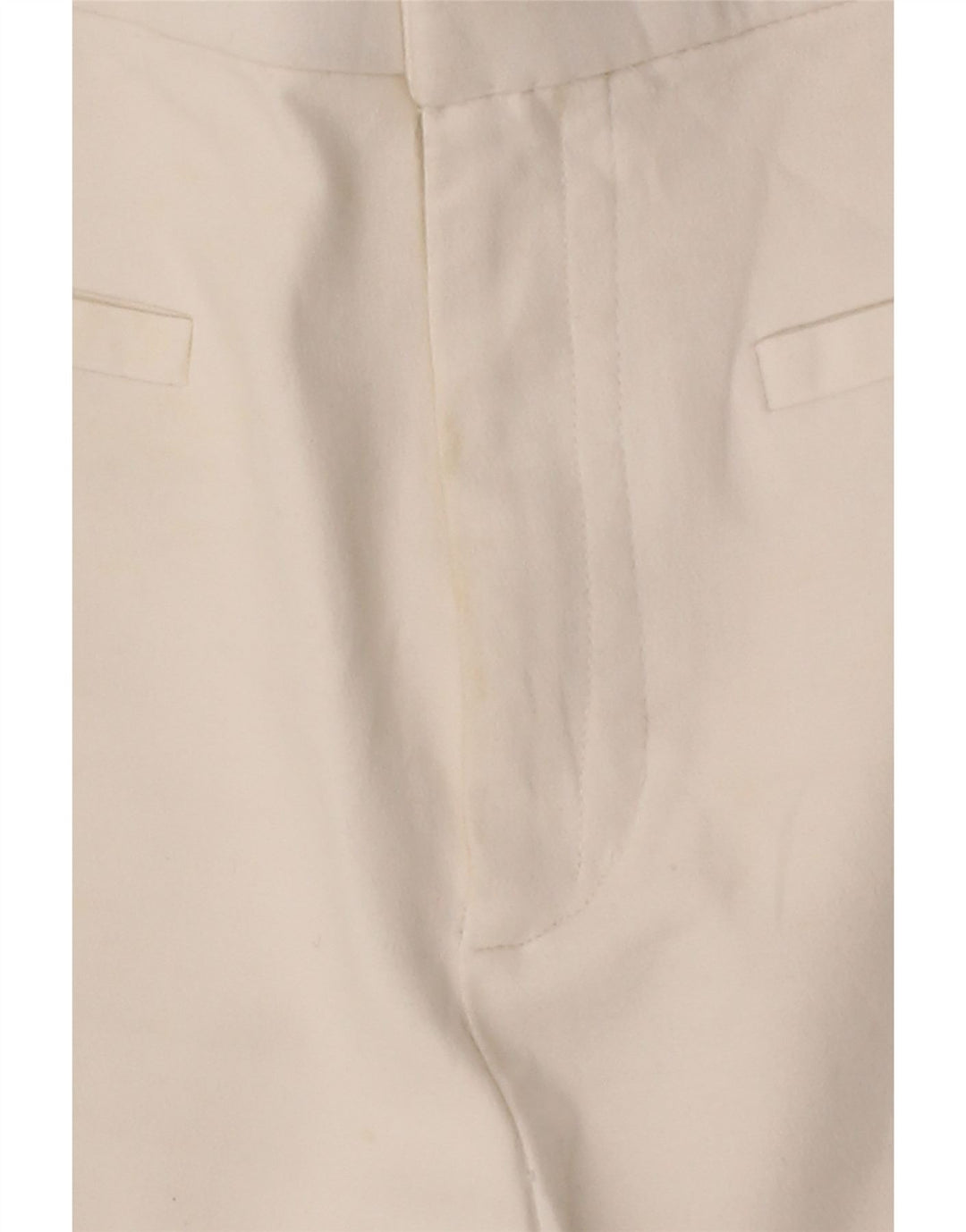 ZARA Womens Bootcut Casual Trousers XS W24 L26 White Vintage Zara and Second-Hand Zara from Messina Hembry 