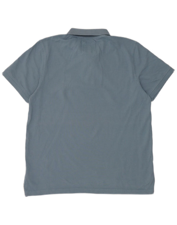 Crew Clothing Herren Poloshirt XL Blau Baumwolle