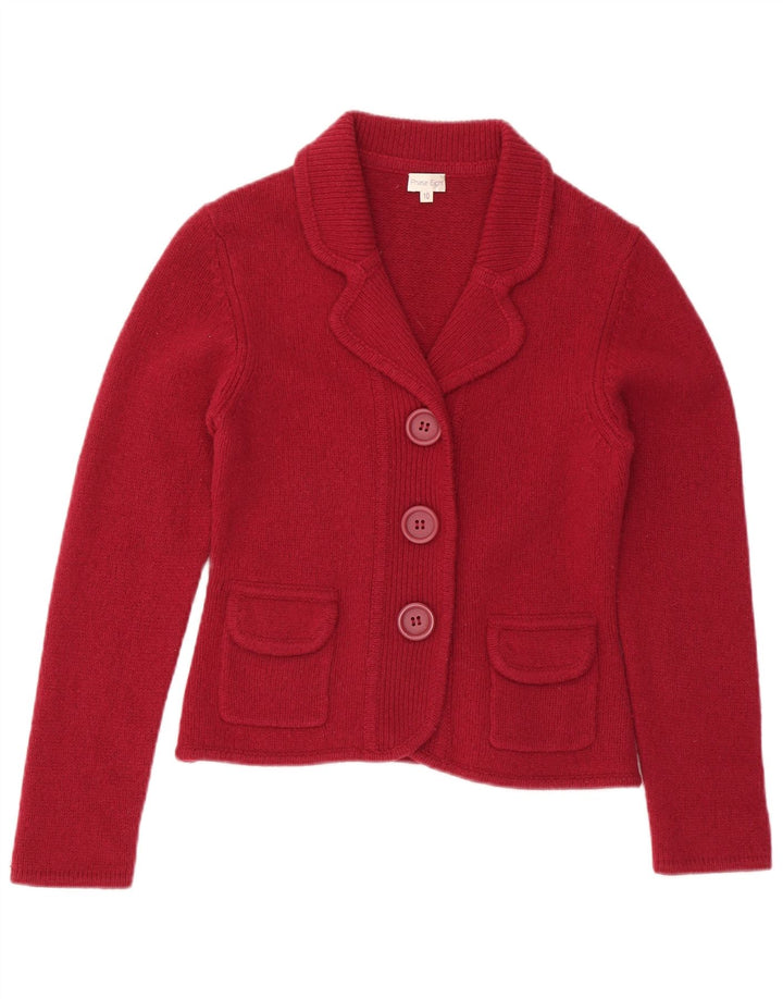 PHASE EIGHT Damen-Cardigan-Pullover UK 10 Kleine rote Wolle