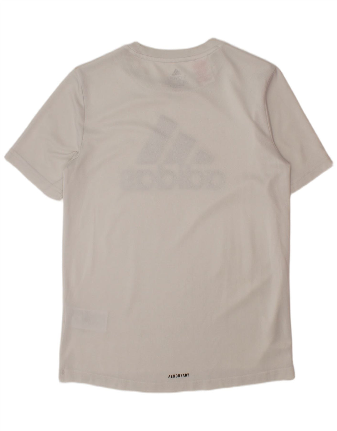 ADIDAS Grafik-T-Shirt für Jungen, 11–12 Jahre, weißes Polyester