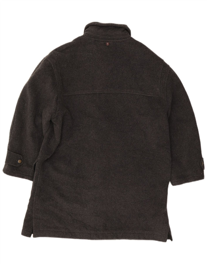 Wampum Herren Dufflecoat UK 40 Large Grau