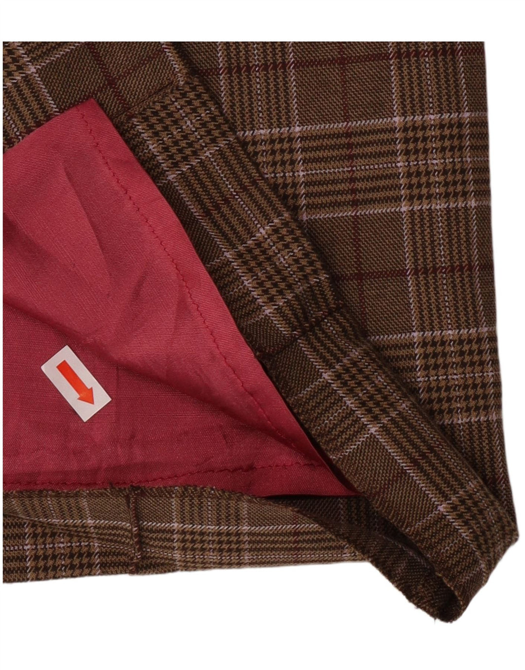 Max & Co. Damen Bleistiftrock IT 38 Small Brown Plaid Classic