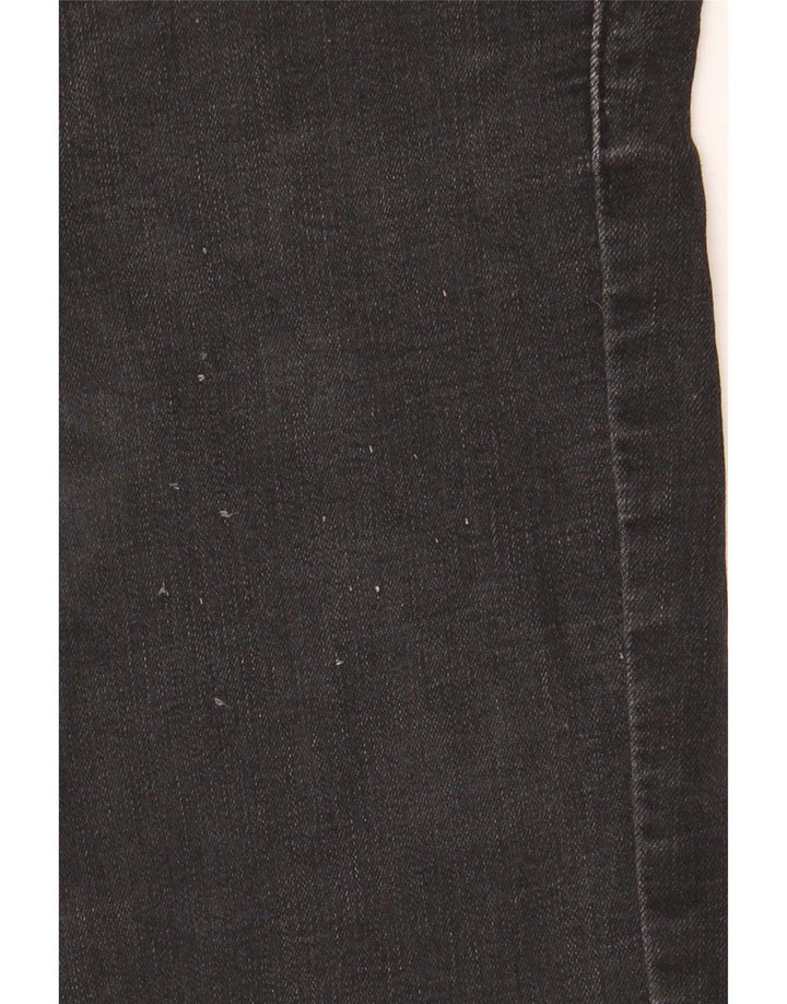 Levi's Damen 314 Shaping Denim Shorts W29 L28 Schwarze Baumwolle