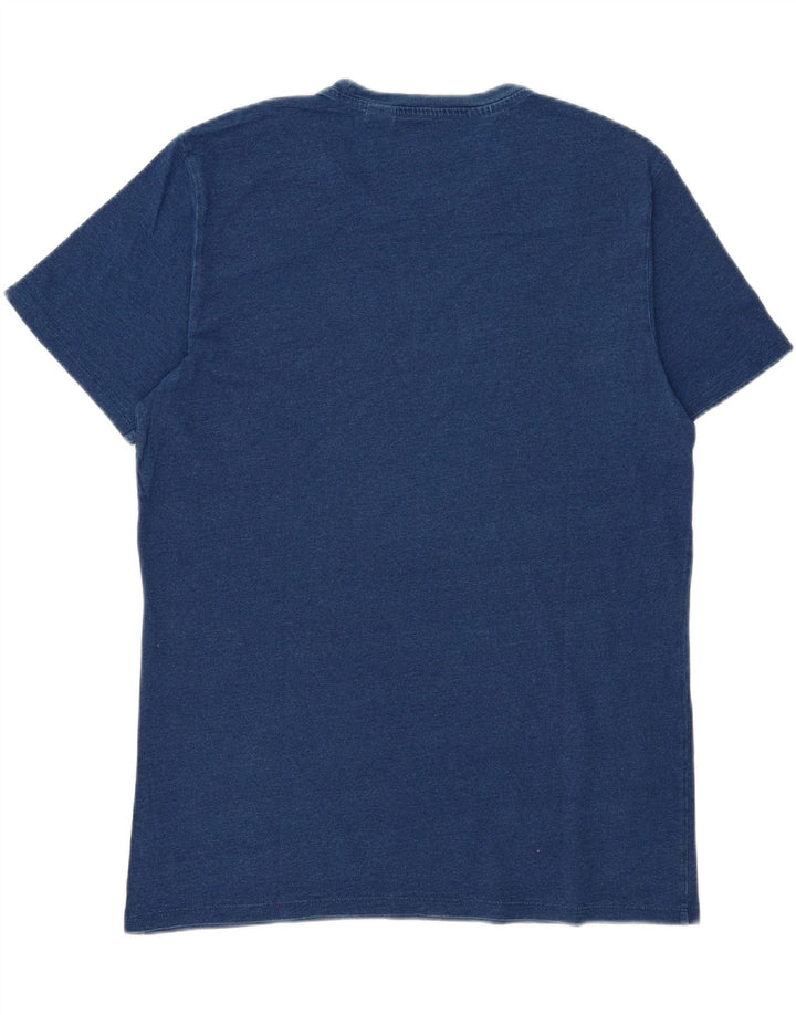 LEVI'S Mens Graphic T-Shirt Top Medium Blue Cotton Vintage Levi's and Second-Hand Levi's from Messina Hembry 