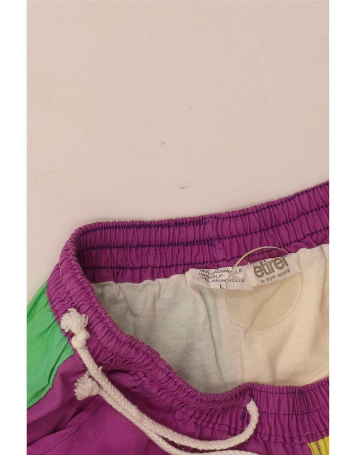 Etirel Badeshorts für Jungen, 11–12 Jahre, groß, mehrfarbig, Farbblock