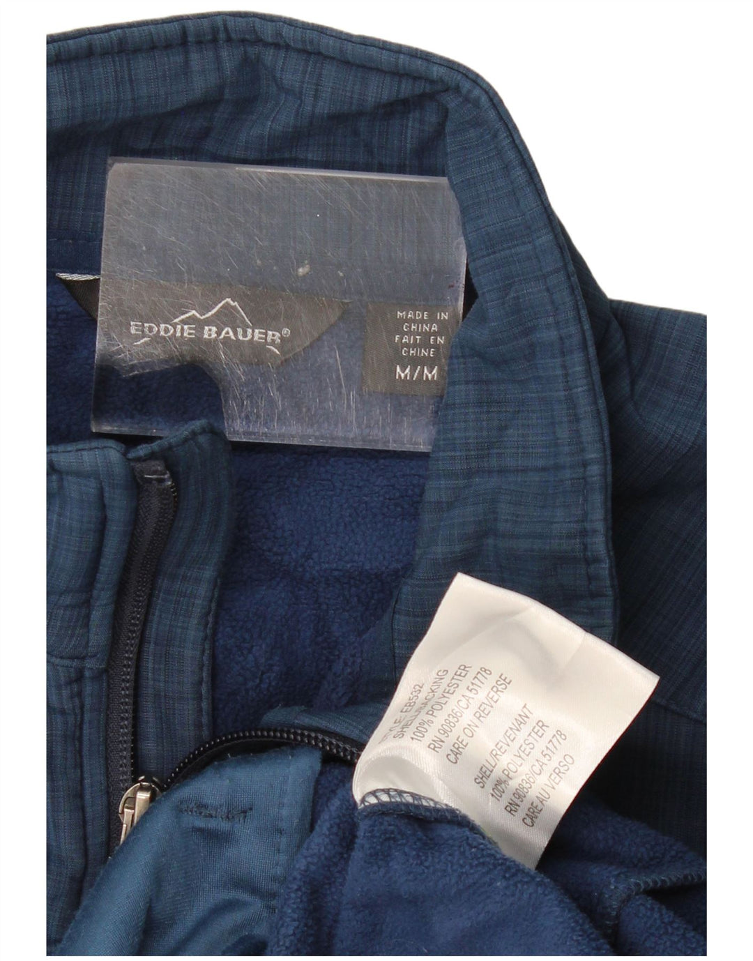 Eddie Bauer Herren-Windbreaker-Jacke, UK 38, mittelmarineblau, Polyester