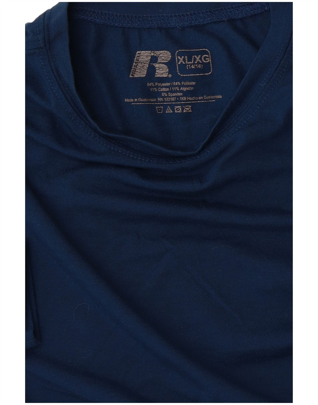 Russell Athletic T-Shirt für Jungen, 14–15 Jahre, XL, Blau, Polyester