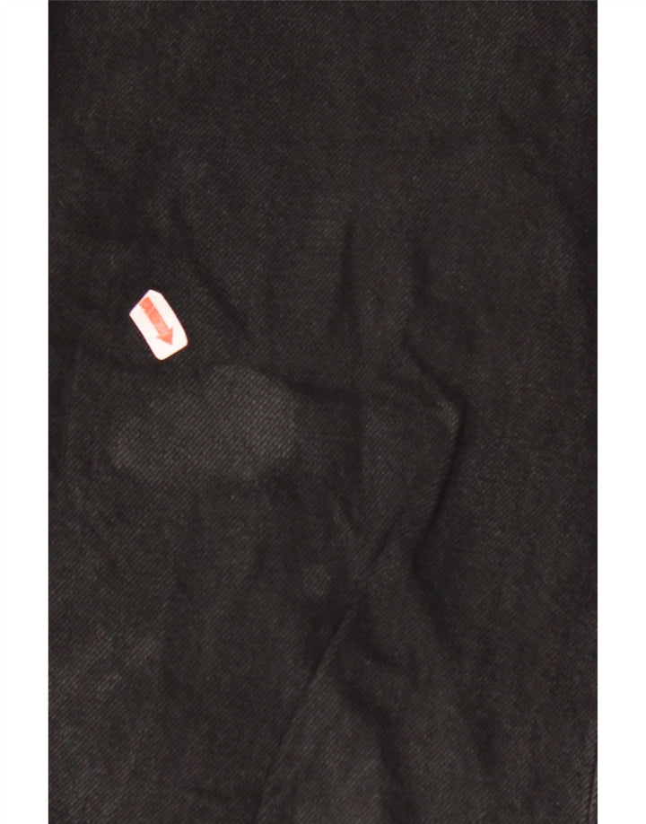 ALL SAINTS Herren Sid Straight Jeans W32 L26 Schwarze Baumwolle