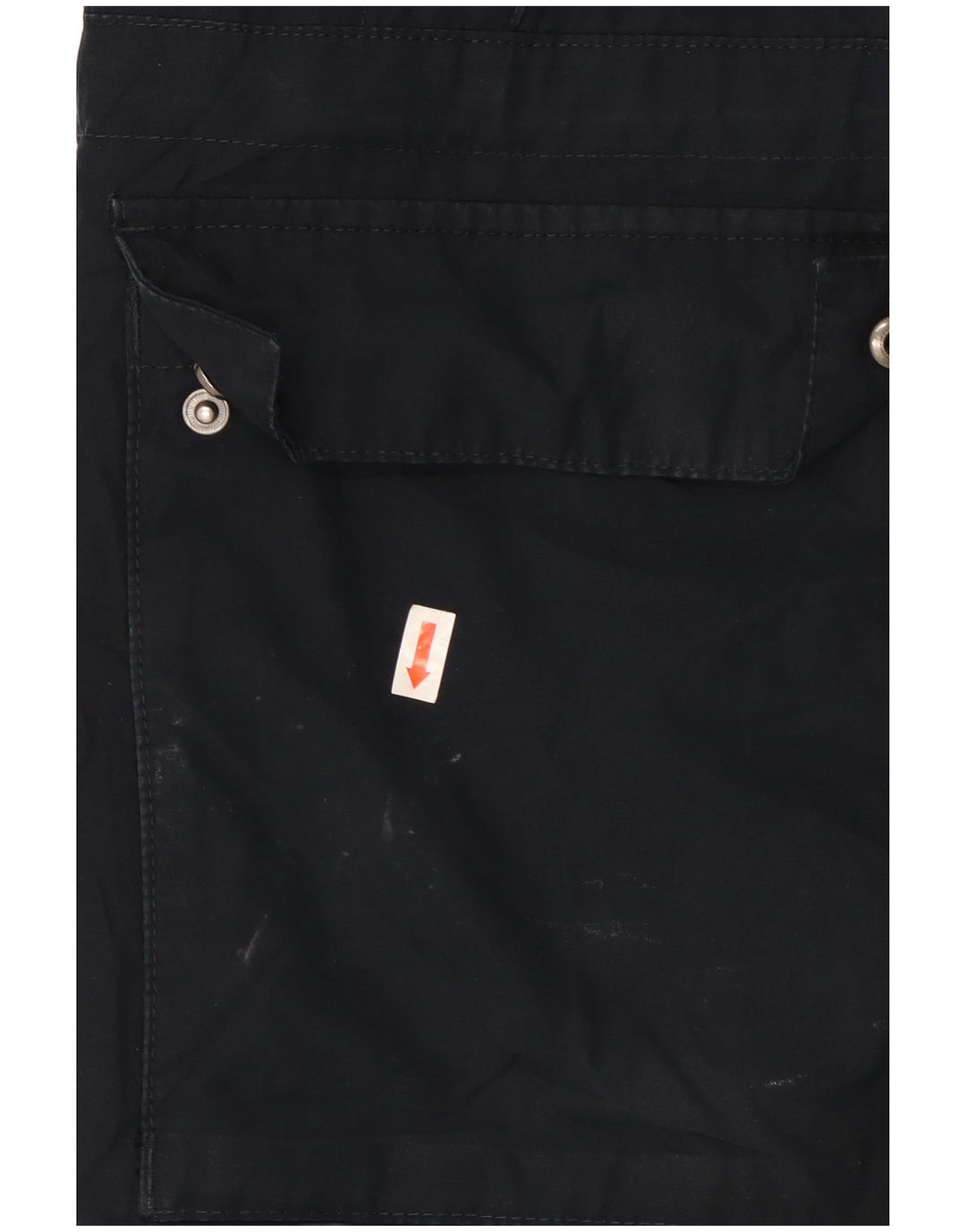 Marks & Spencer Herren-Utility-Jacke mit Kapuze, UK 38, mittelmarineblaue Baumwolle