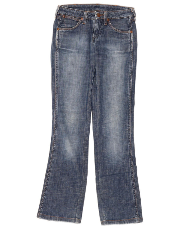 Wrangler Womens Eve Bootcut Jeans W26 L29 Blaue Baumwolle