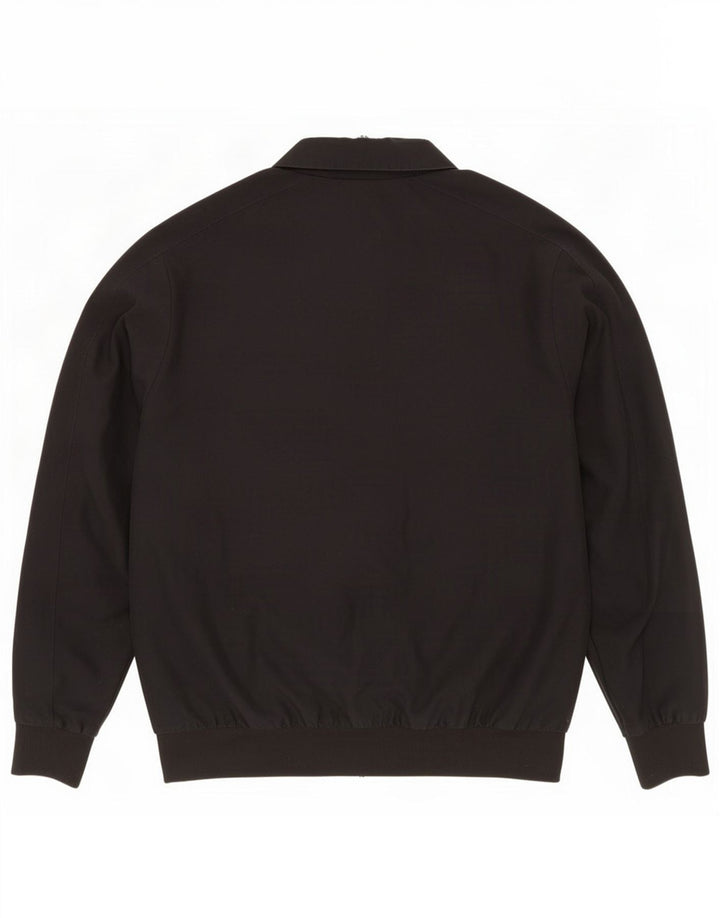 Puma Herren-Trainingsanzug mit grafischem Oberteil, groß, aus schwarzem Polyester