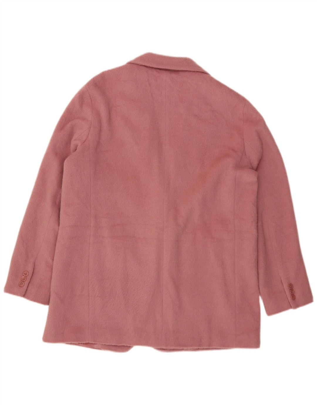Marella Damen Longline 2-Knopf-Blazerjacke IT 48 XL Rosa Wolle