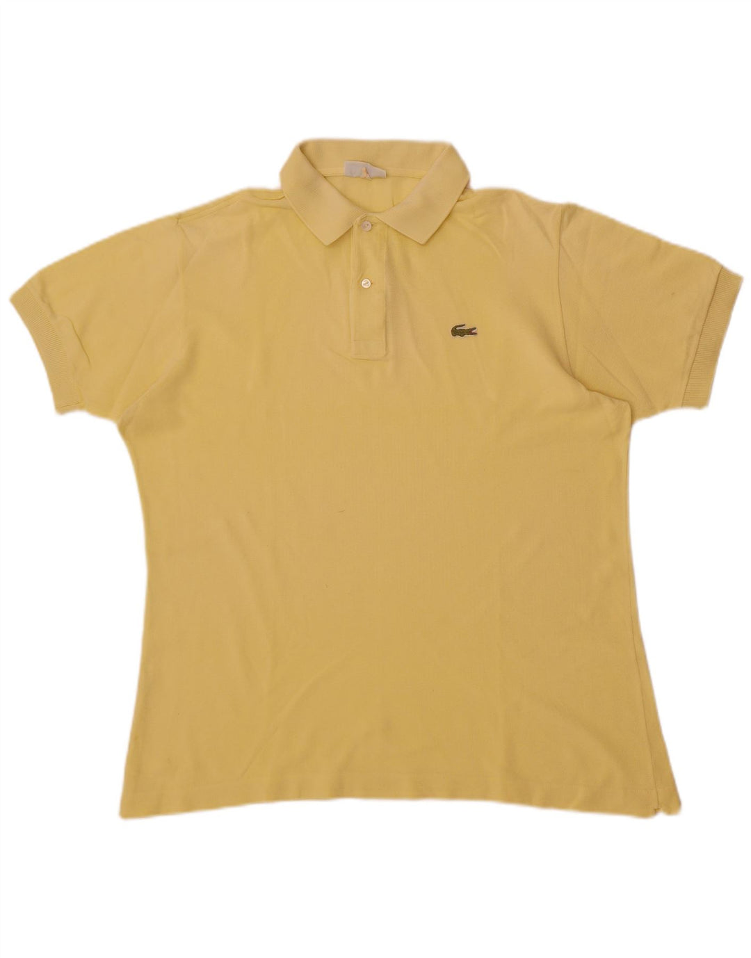 Lacoste Herren-Poloshirt, große gelbe Baumwolle