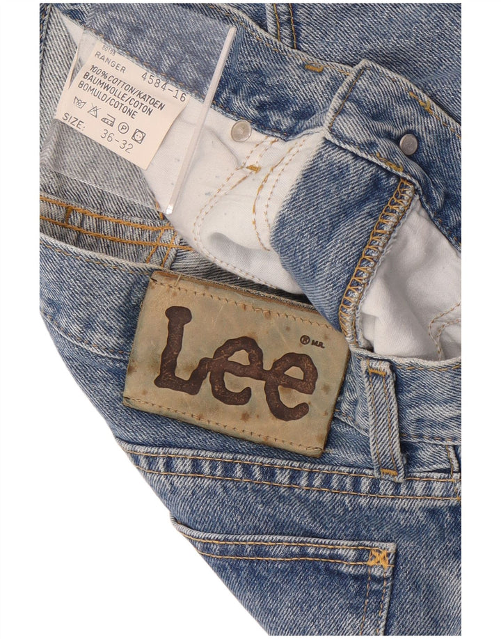 Lee Herren Ranger Straight Jeans W36 L32 Blaue Baumwolle
