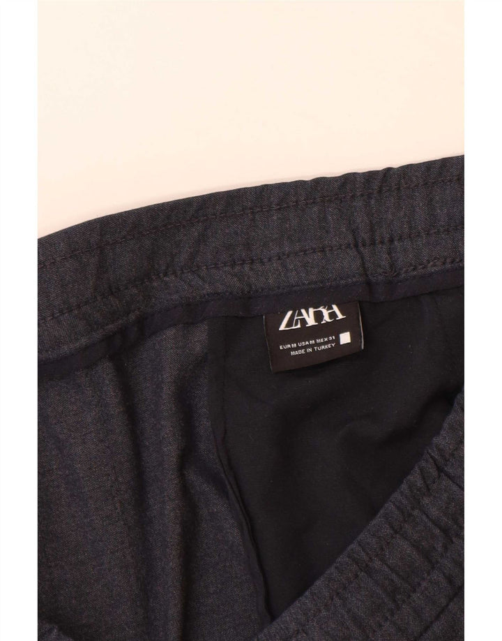 Zara Slim Chino-Hose für Herren, Größe M, W30, L29, Marineblau