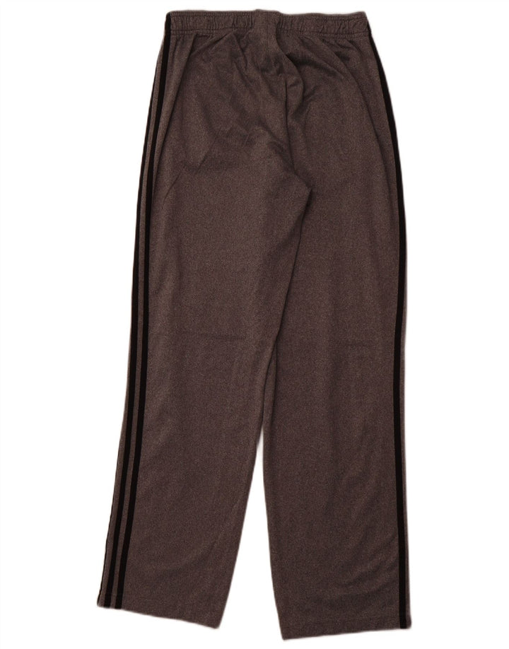 ADIDAS Damen Trainingshose UK 12 Mittelgraues Polyester