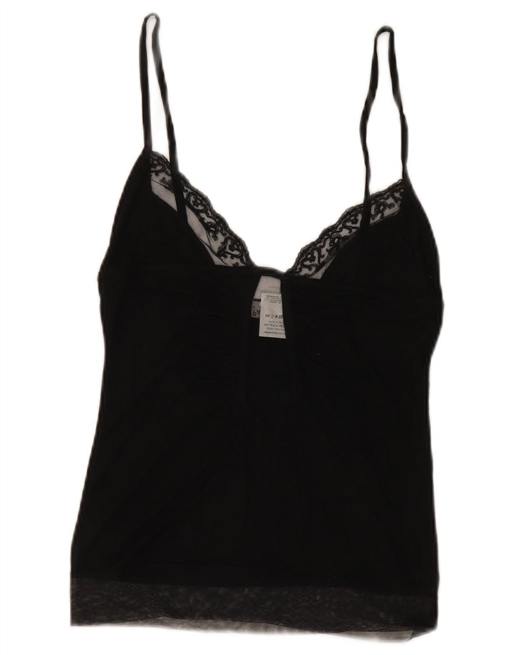 Patrizia Pepe Damen Cami Top IT 44 Mittelschwarze Viskose