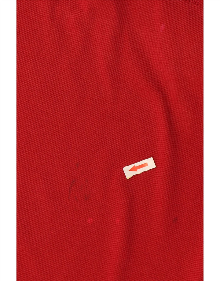 Hugo Boss Herren-Poloshirt aus mittelroter Baumwolle