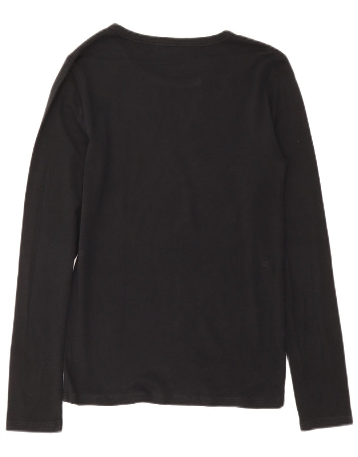 Gap Herren Modern Fit Top Langarm Medium Schwarz