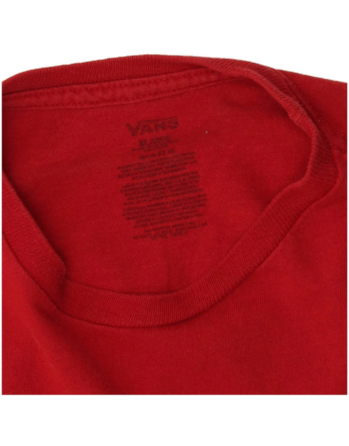 Vans Jungen T-Shirt mit Grafik, 14–15 Jahre, XL, Rot