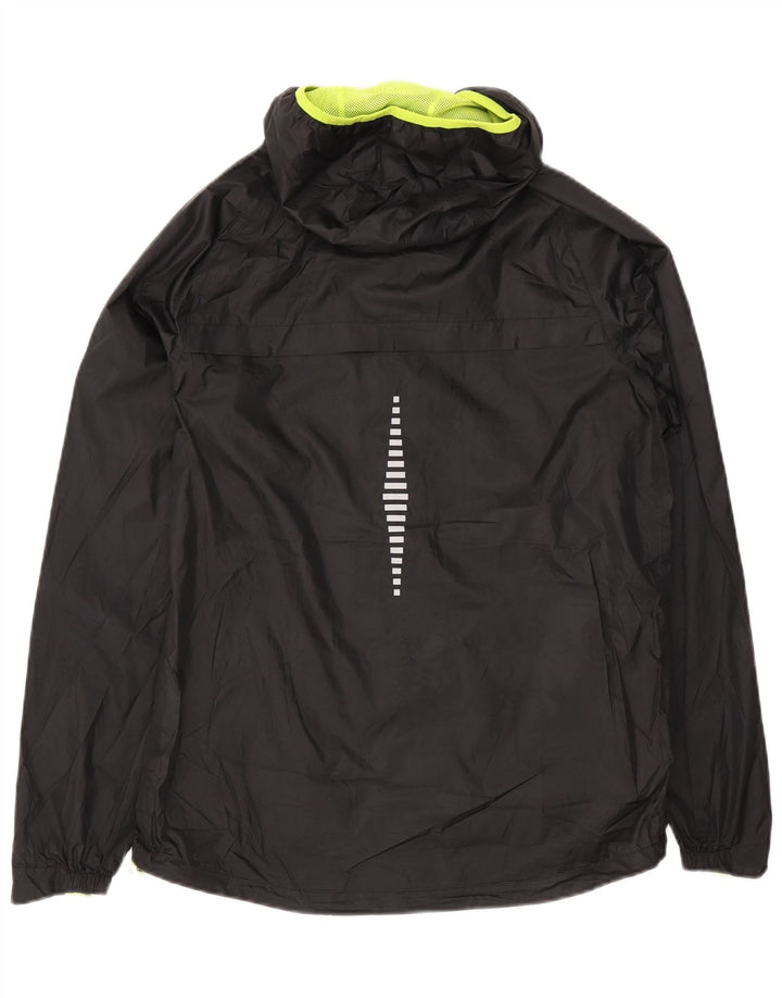 Mountain Warehouse Herren-Regenjacke mit Kapuze, UK 38, Mittelschwarz, Polyester