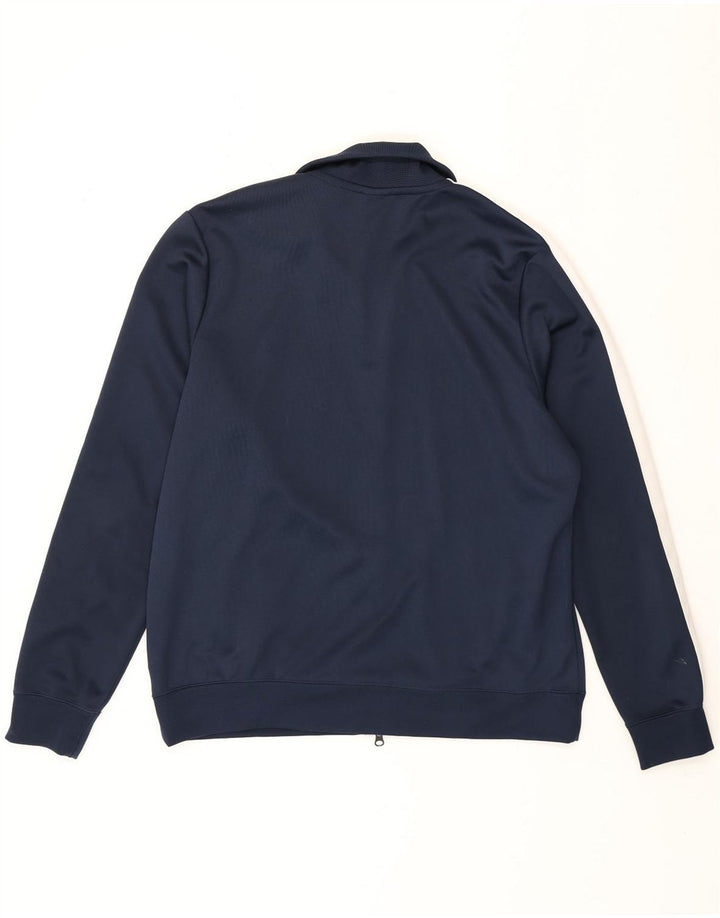 Nike Herren-Trainingsanzugoberteil, XL, Marineblau, Colourblock-Polyester