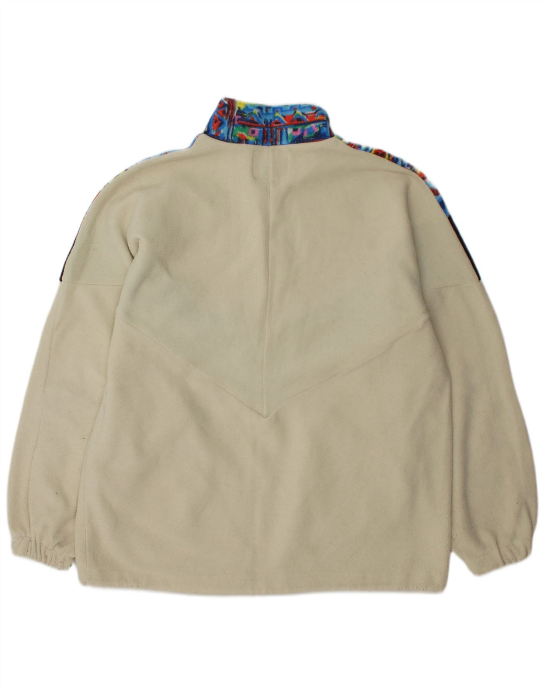 MONTGOMERY Herren-Fleecepullover mit Reißverschluss am Hals, groß, mehrfarbig, Farbblock